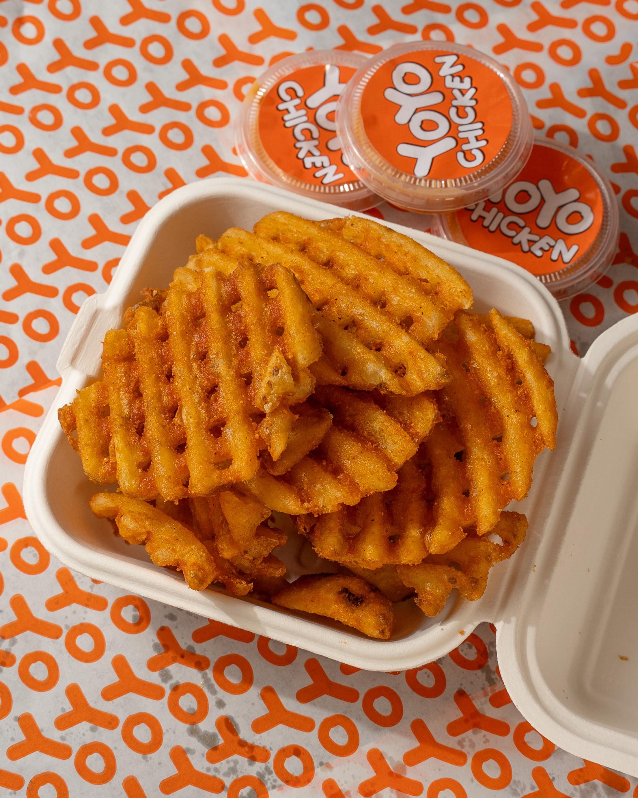 Waffle Fries Large — Sides