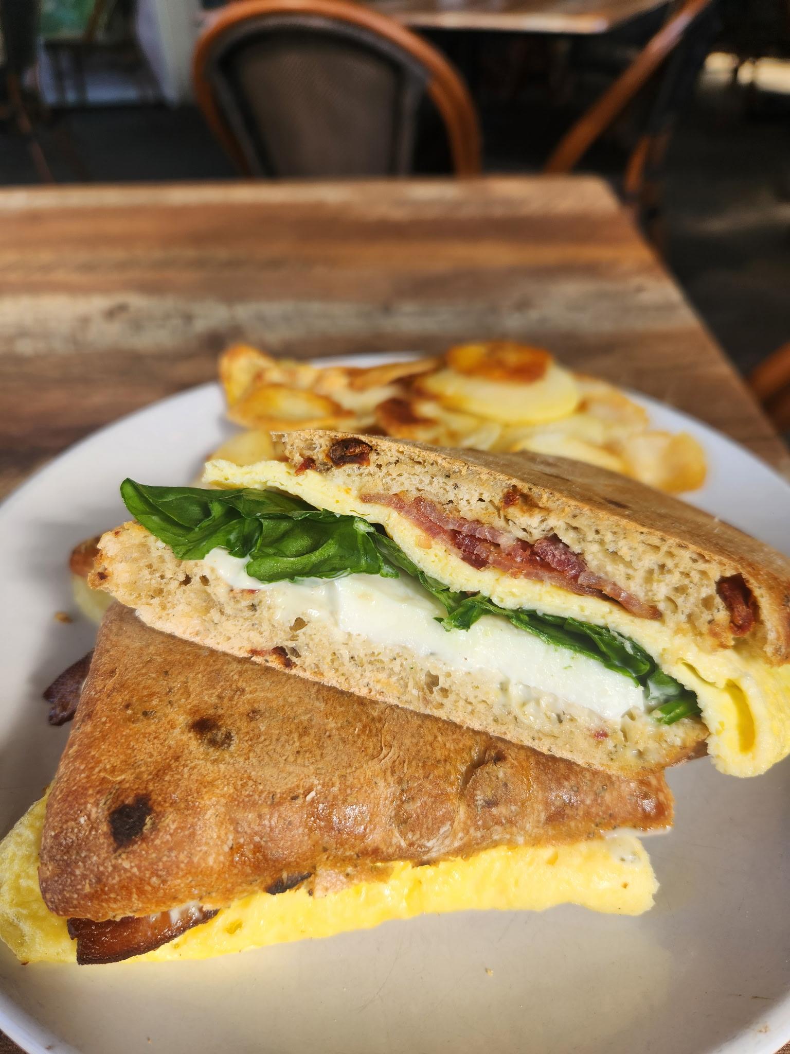 *Sundried Tomato Focaccia Sandwich