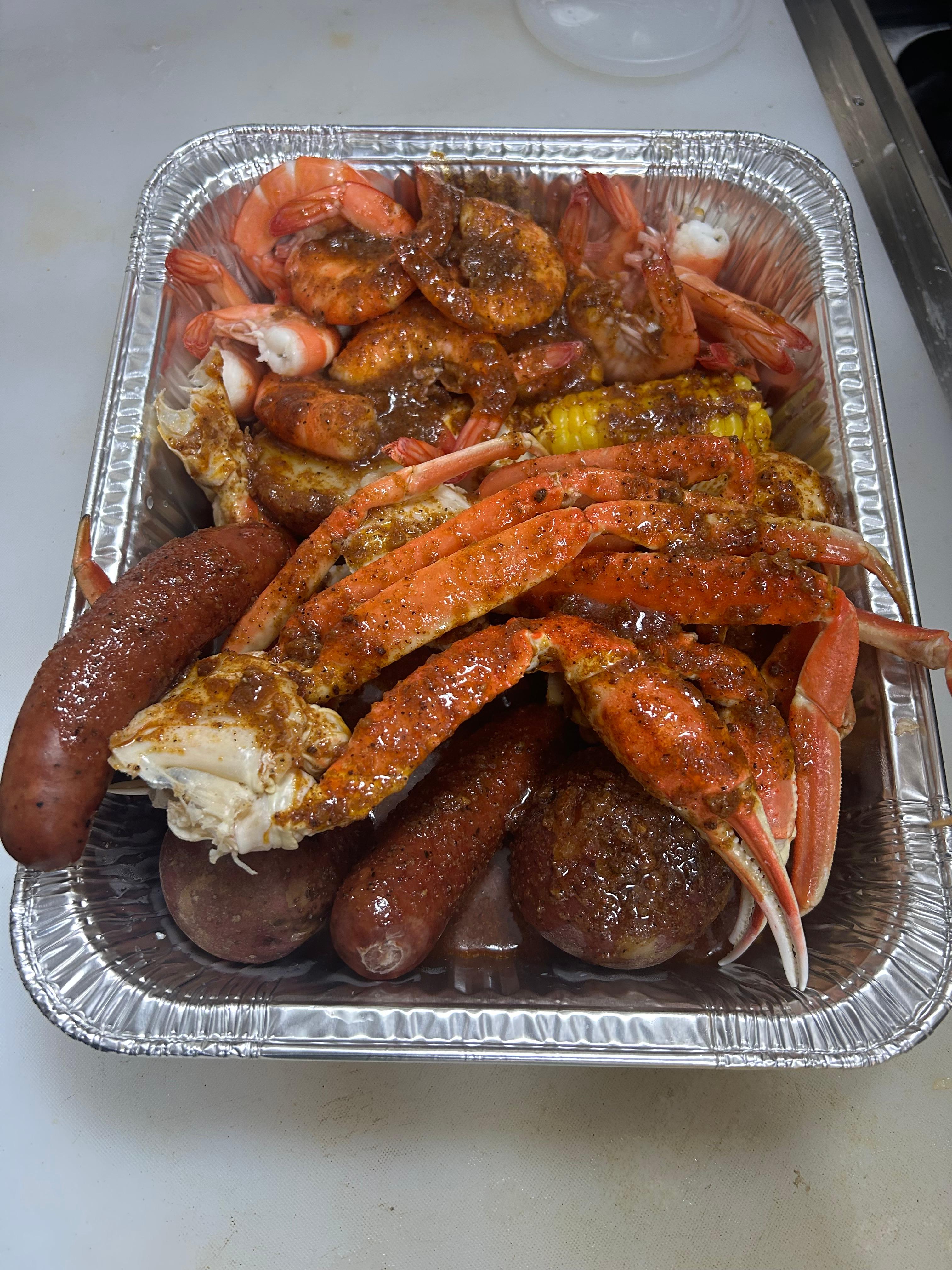 Boiled Seafood Platter