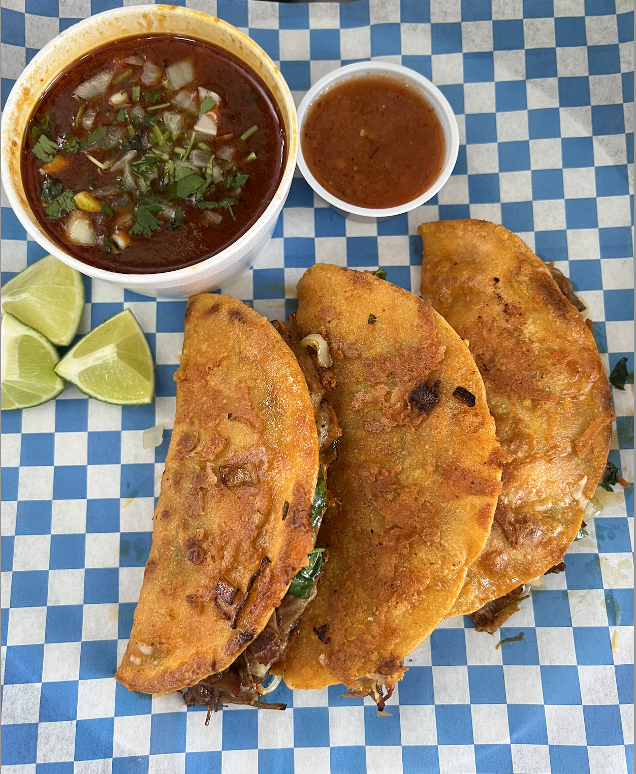 Three Quesabirria Taco Special