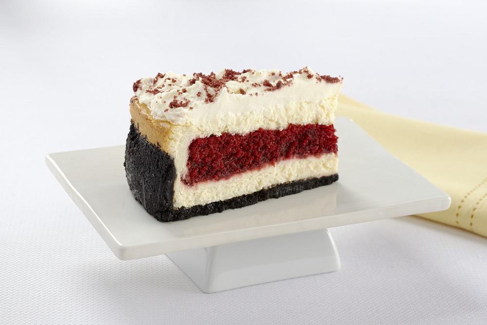 Red Velvet Cheesecake Slice