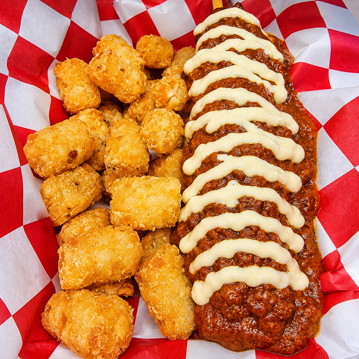 Chili Cheese Corndog