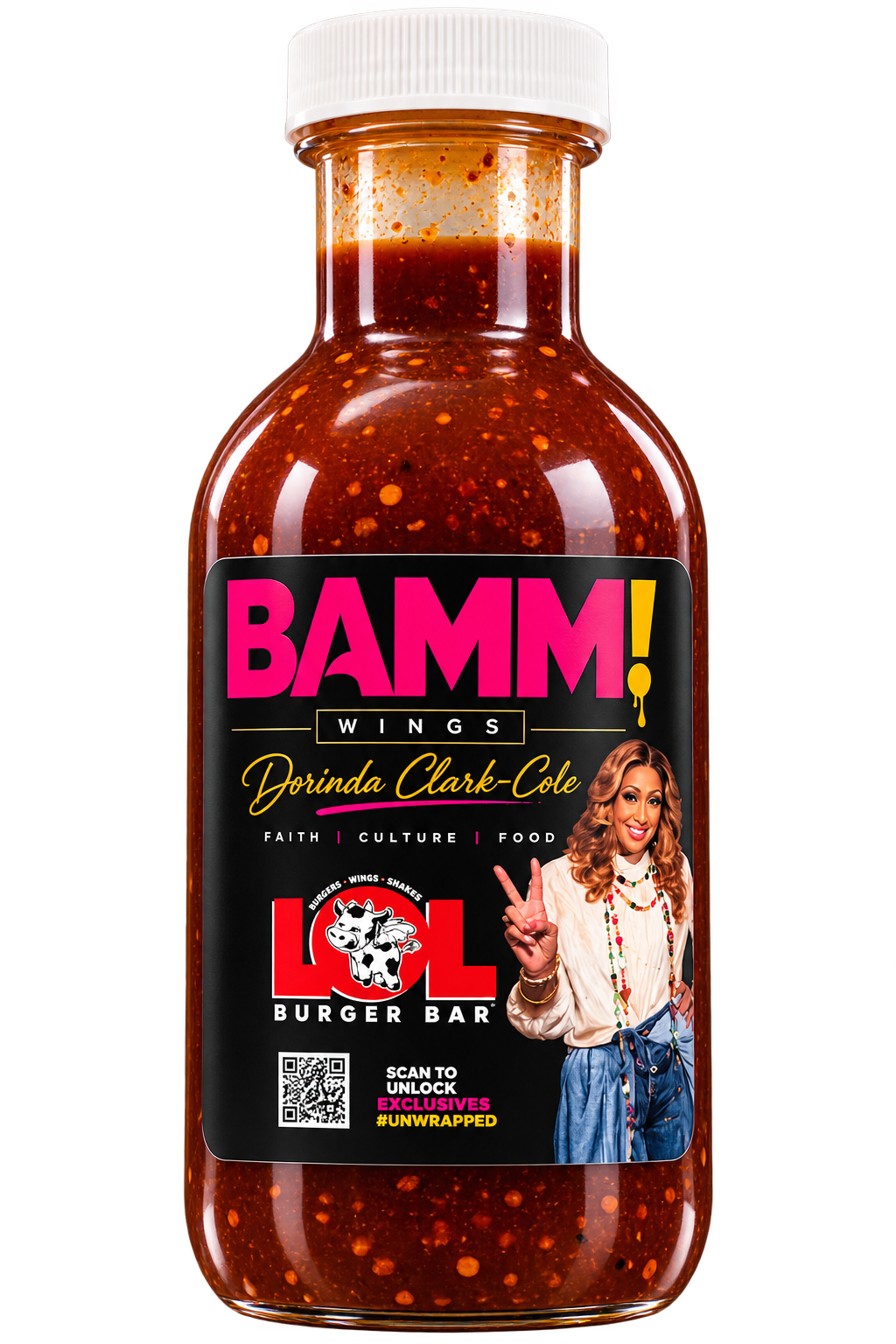 BAMM Wing Sauce Bottle
