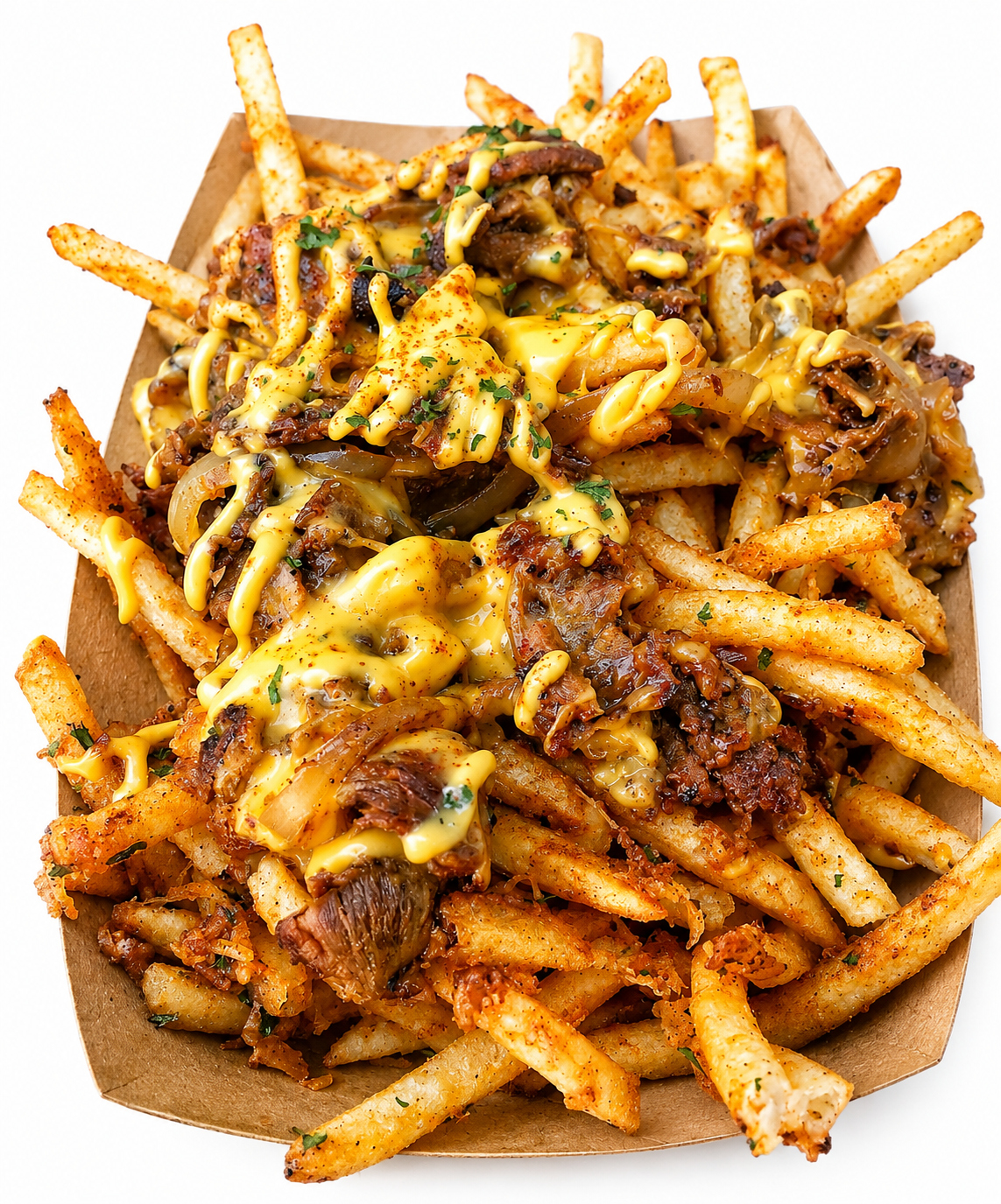 Philly Stack Loaded Fries — American