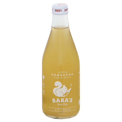 Baba's Bucha Kombucha, Premium, Bee's Knees 12 Oz