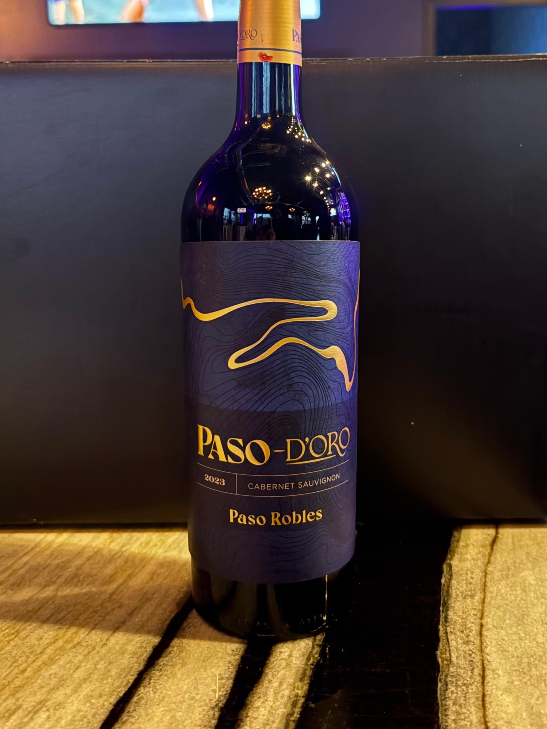 Cabernet Sauvignon - Paso D'Oro Paso Robles BTL.