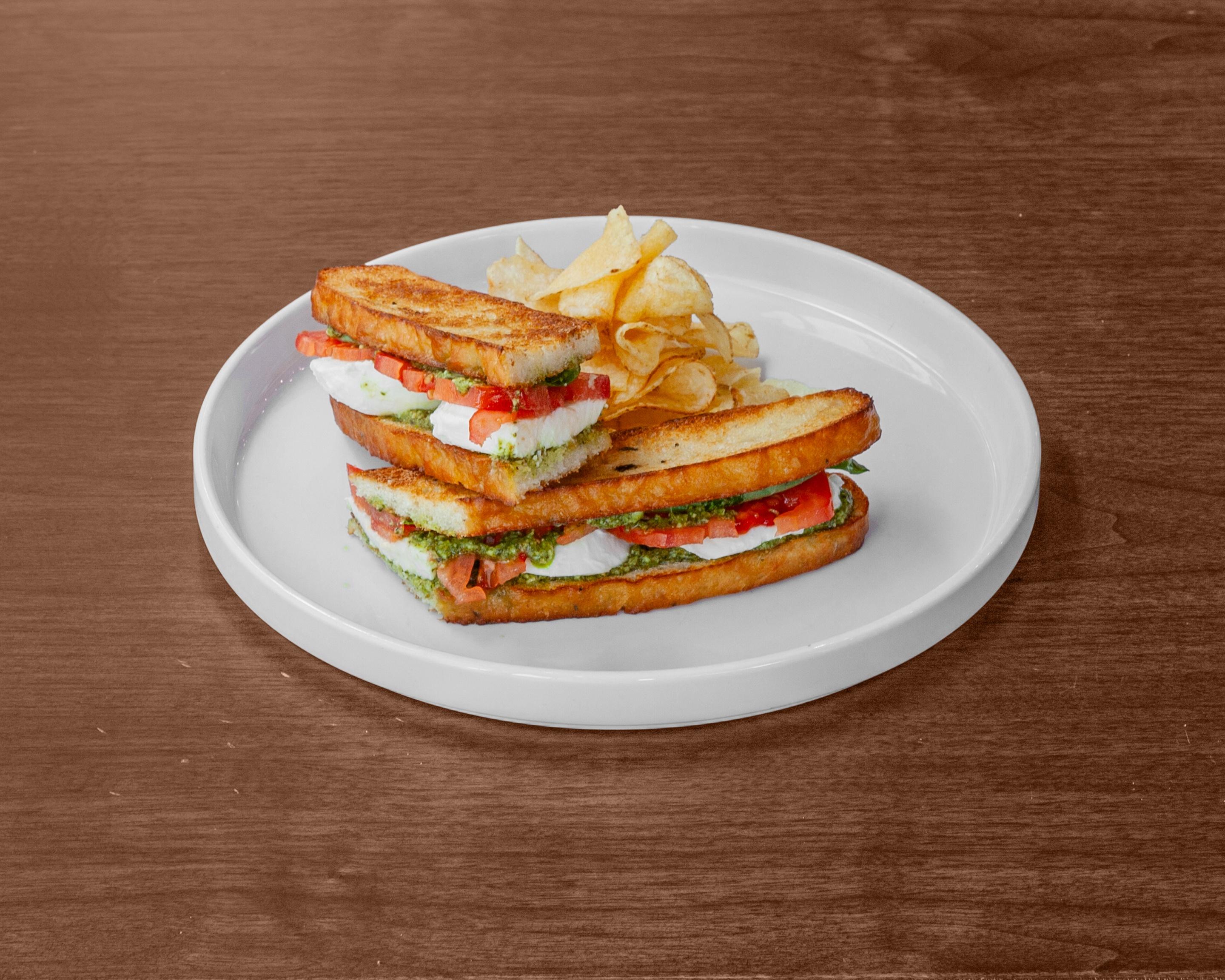 Pesto Caprese Sandwich