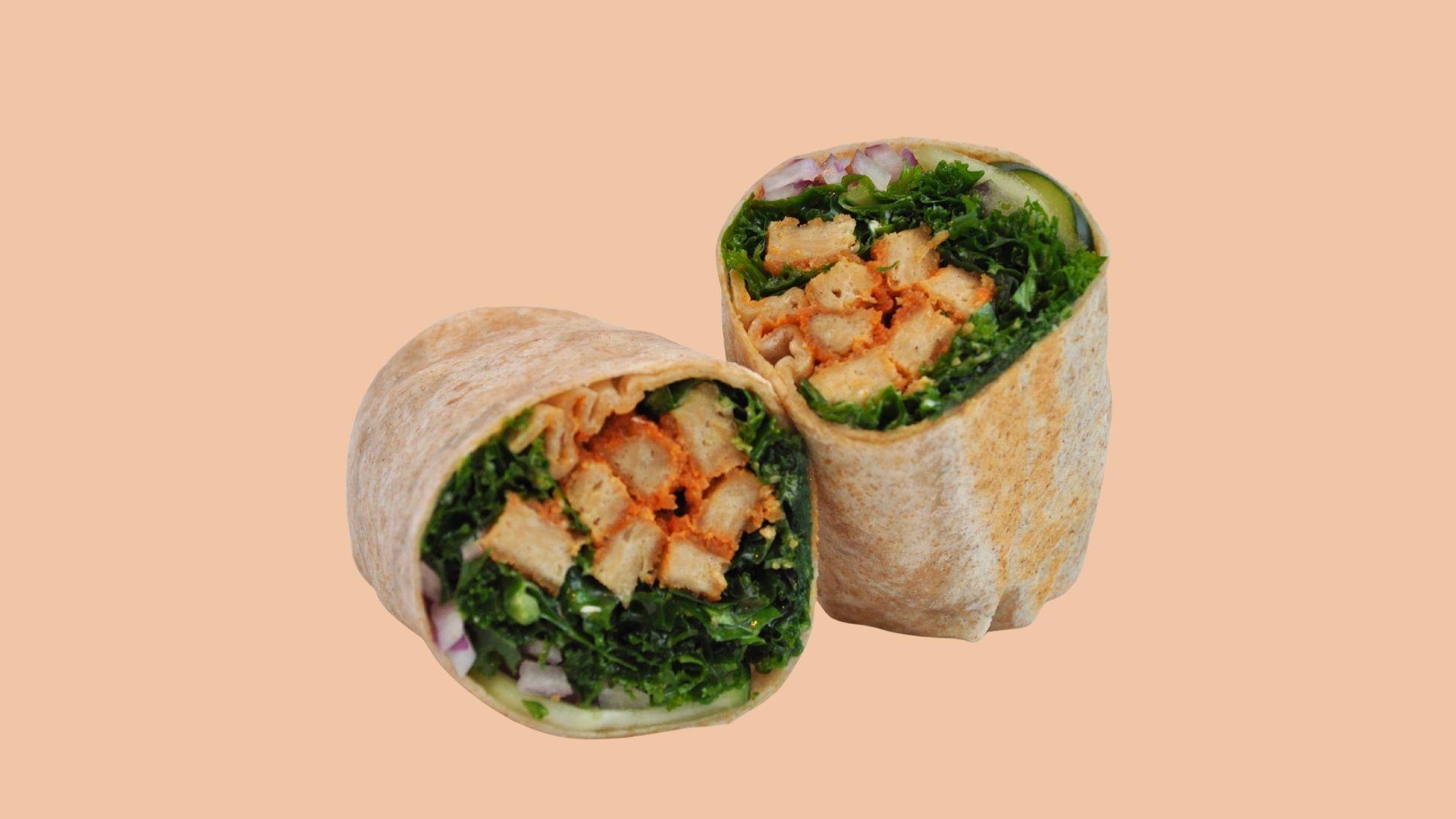 Buffalo Chk’n Kale Caesar Wrap