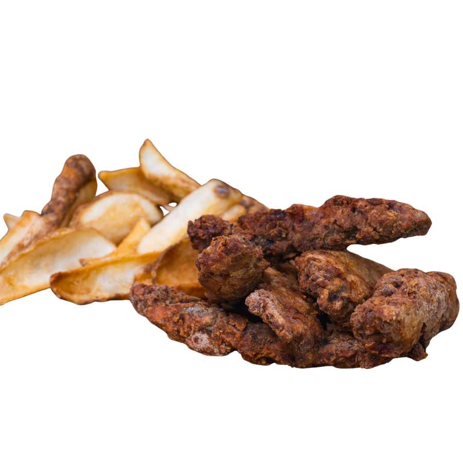 Buffalo Finger Steak Basket - Hand Crafted