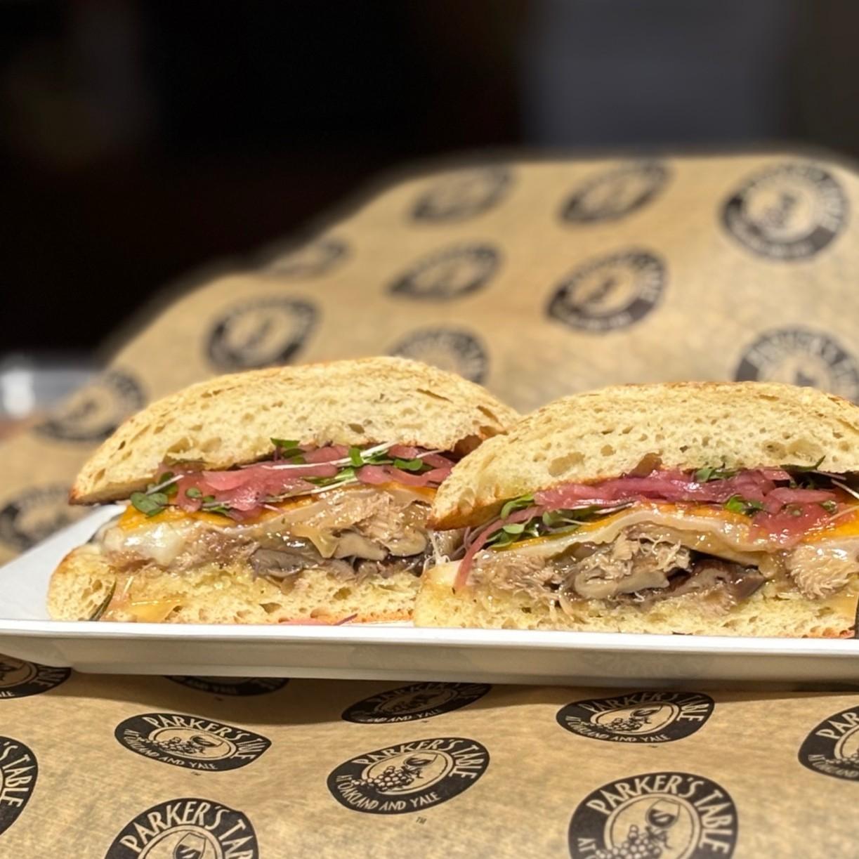 Special Smoked Mushroom Sandwich