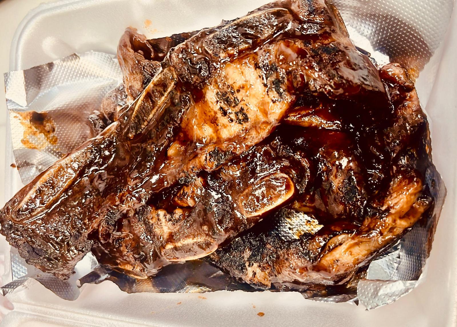 6 BBQ Beef Ribs Platter