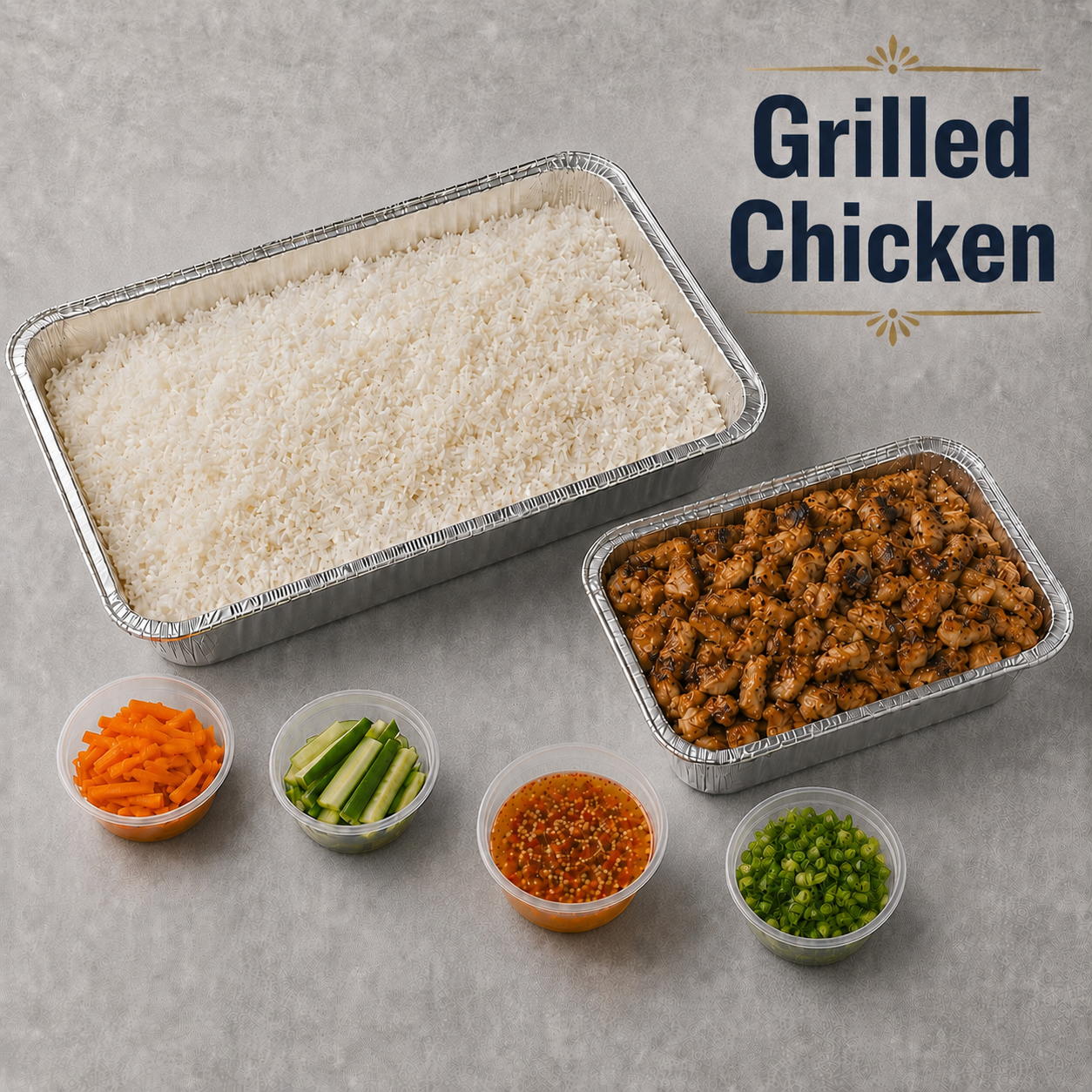 Chicken Rice Tray
