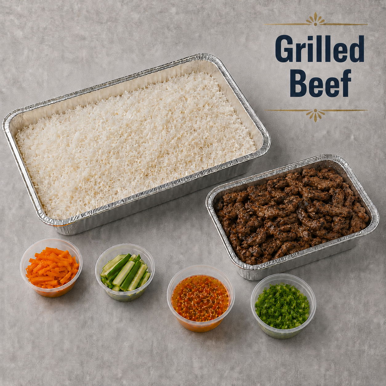 Beef Rice Tray