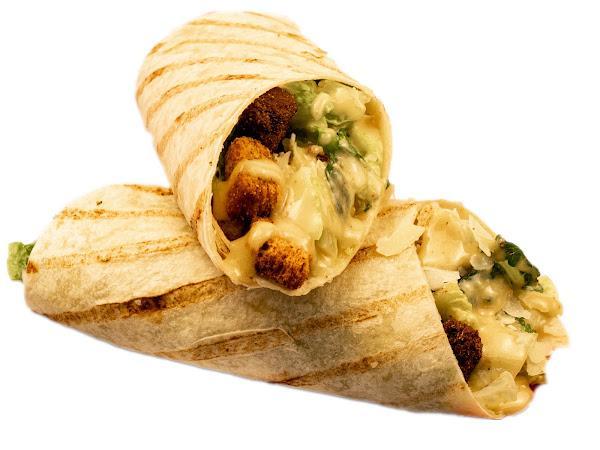 L: Chicken Caesar Wrap