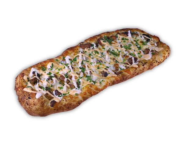 L: Chicken Flatbread