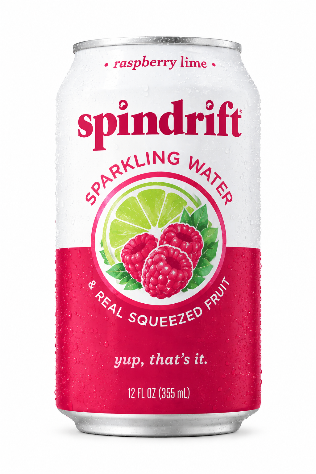 Spindrift Raspberry Lime at Fil Fil Mediterranean in Homer Glen, IL.