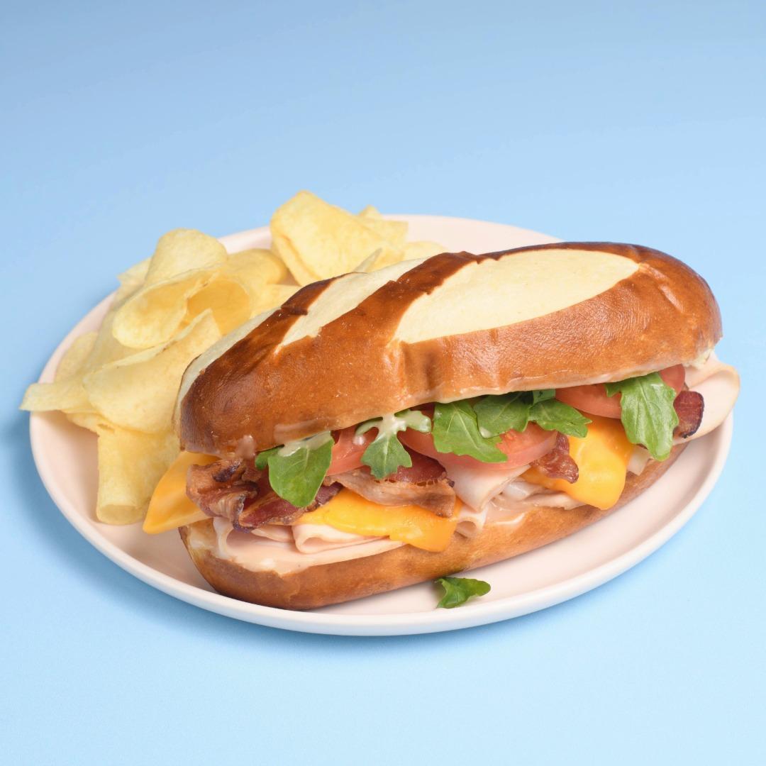 Roasted Turkey Club Sandwich