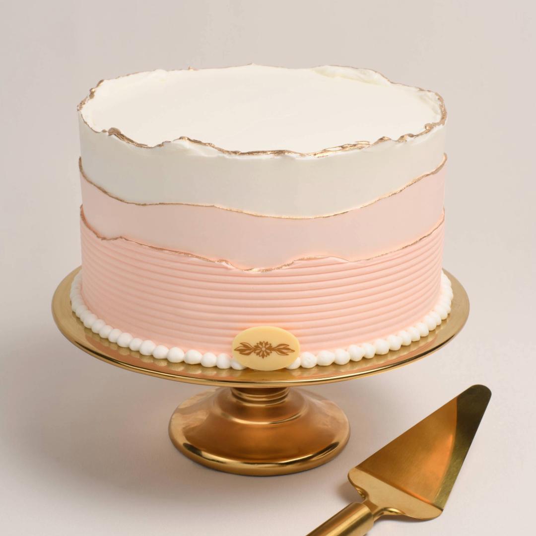 White Chocolate Raspberry Almond Classic Cake