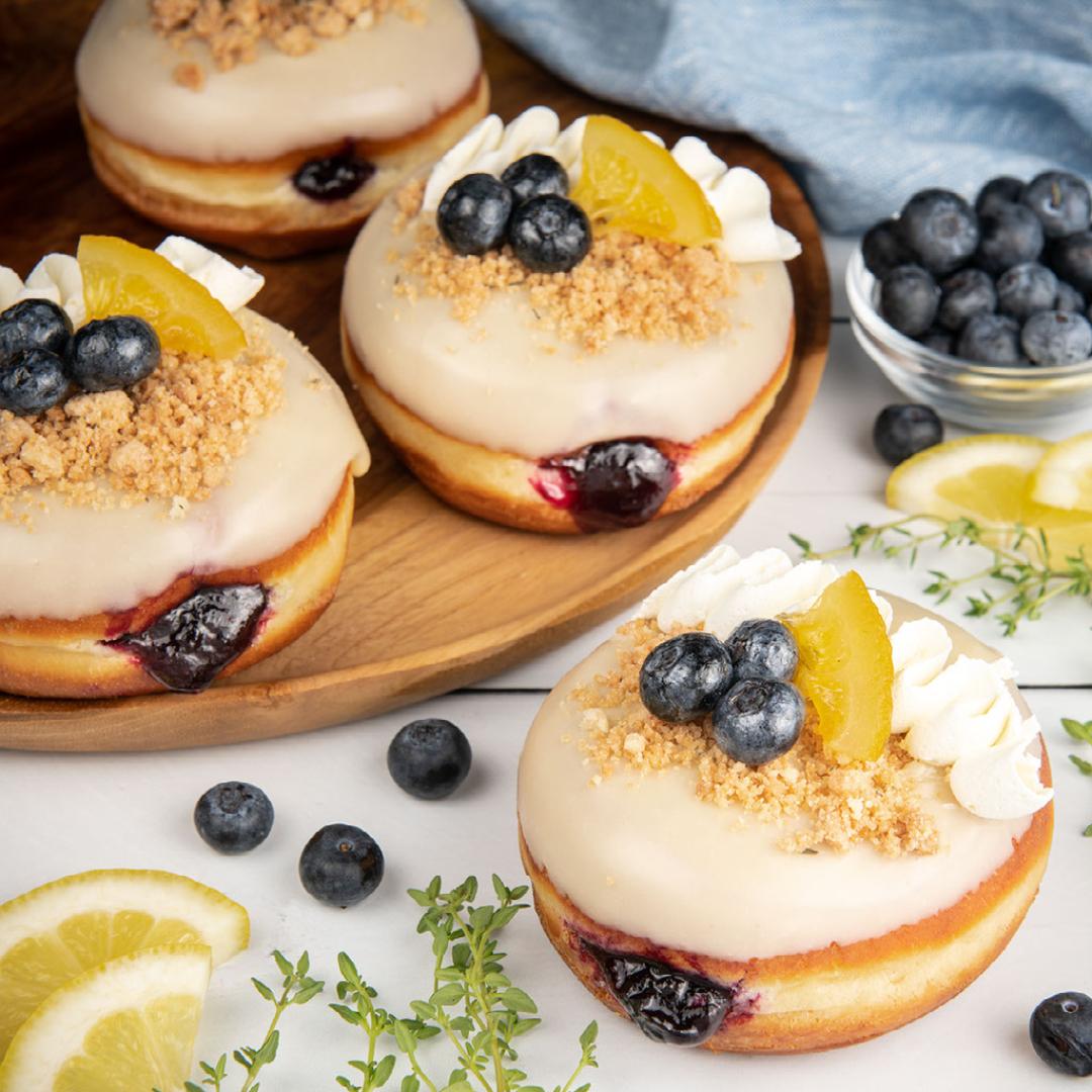 Lemon Blueberry Thyme donut at The Glass Knife, Winter Park