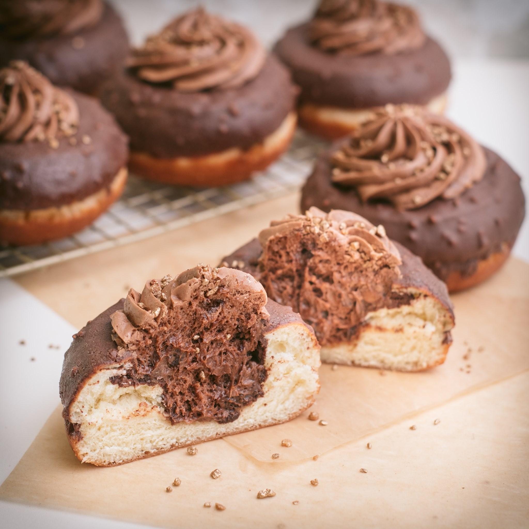 Hazelnut Crunch donut at The Glass Knife, Winter Park