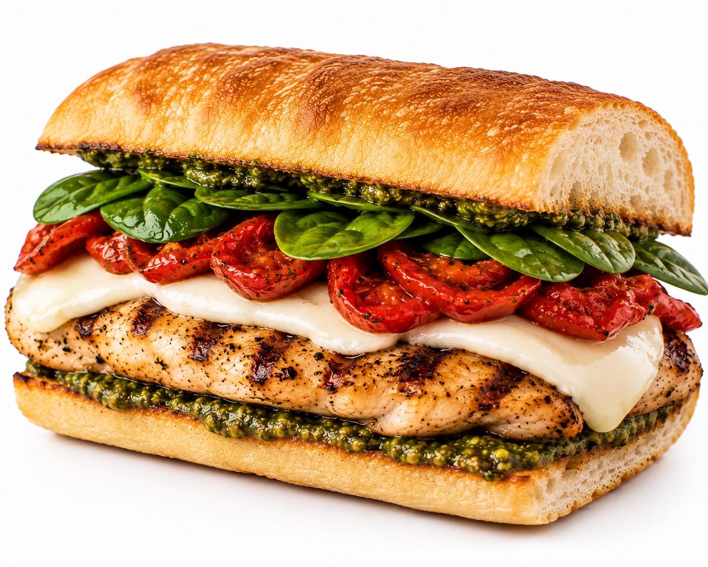 Chicken Pesto Melt
