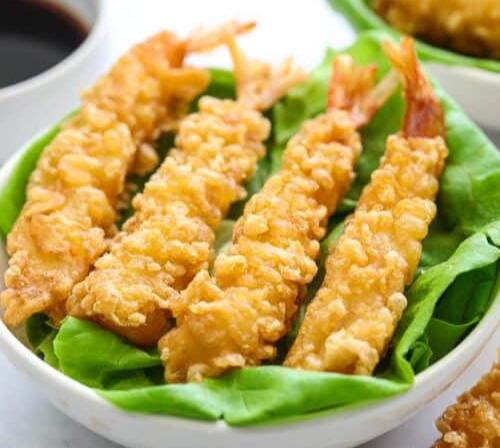 Sweet & Sour Shrimp Tempura