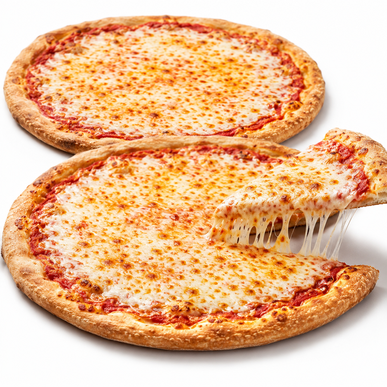 2 Large Cheese Pizzas Deal