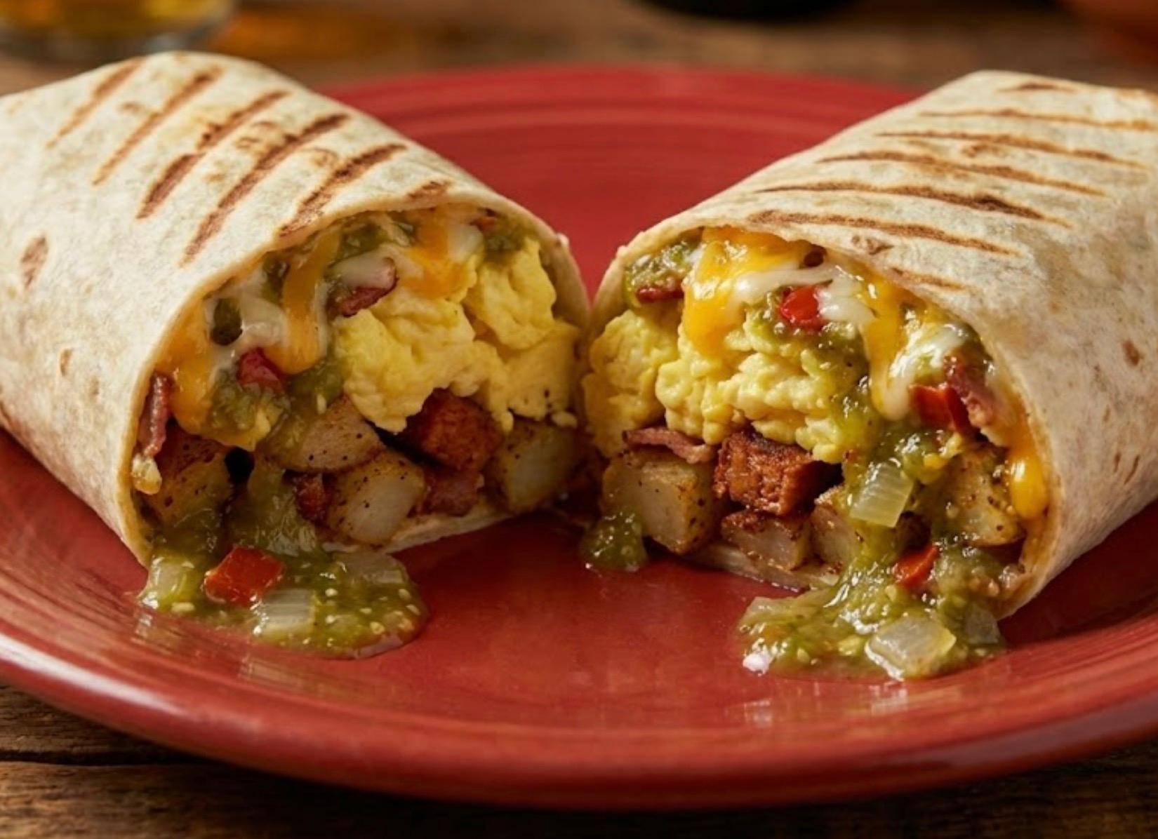 #7 Chorizo 12" Breakfast Burrito