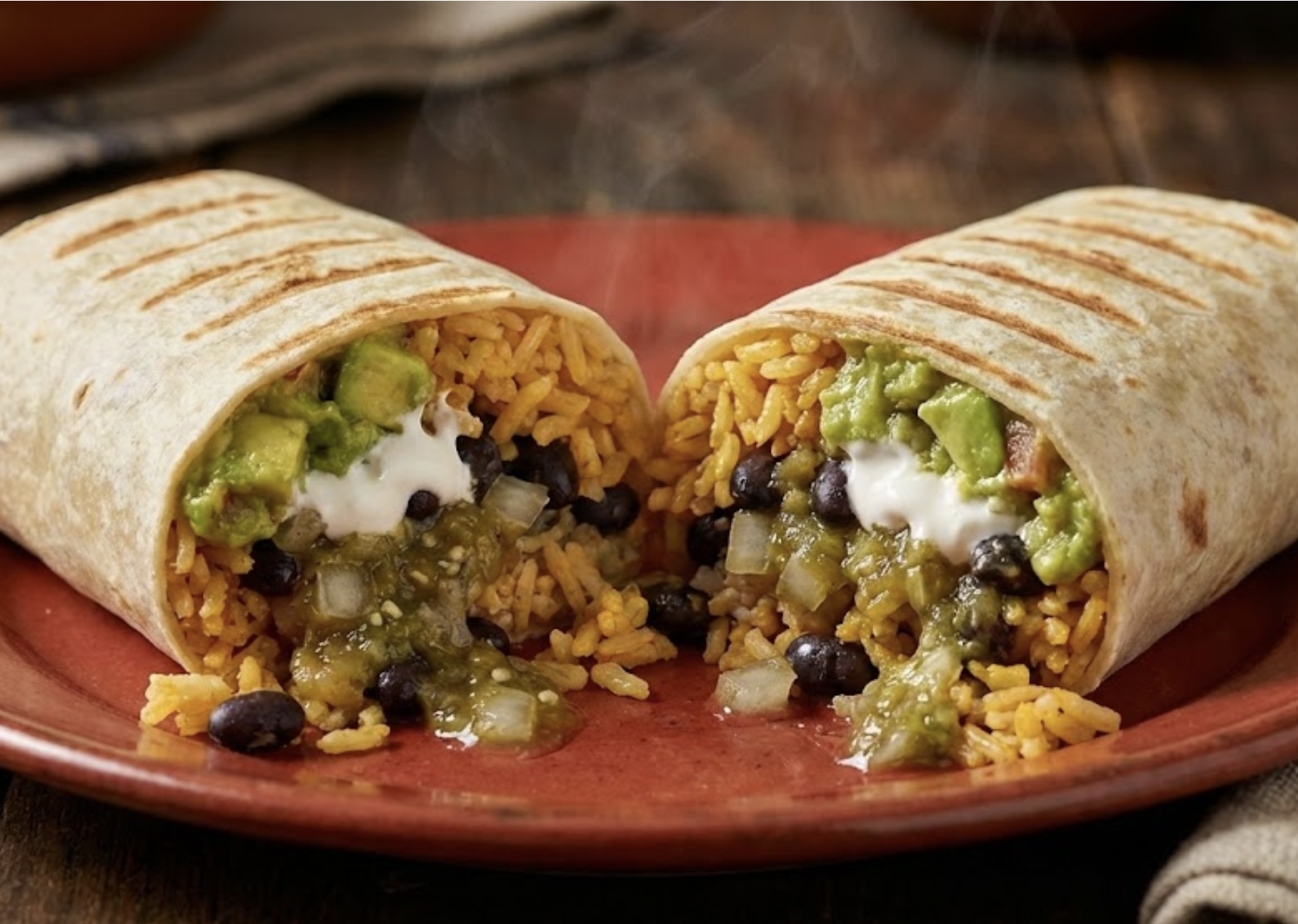 Verde Fajita Burrito