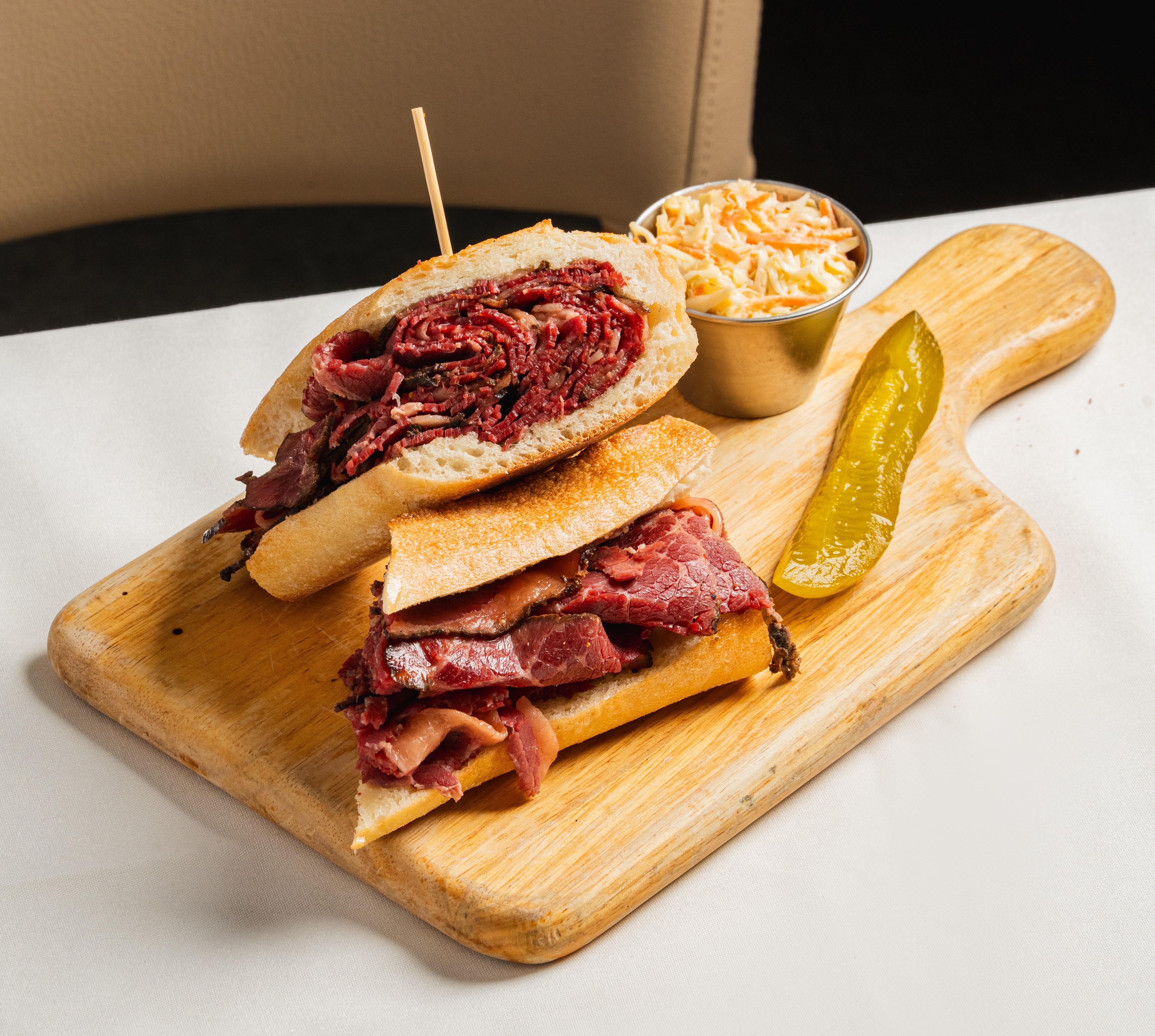 Montreal Smoked Meat Sandwich