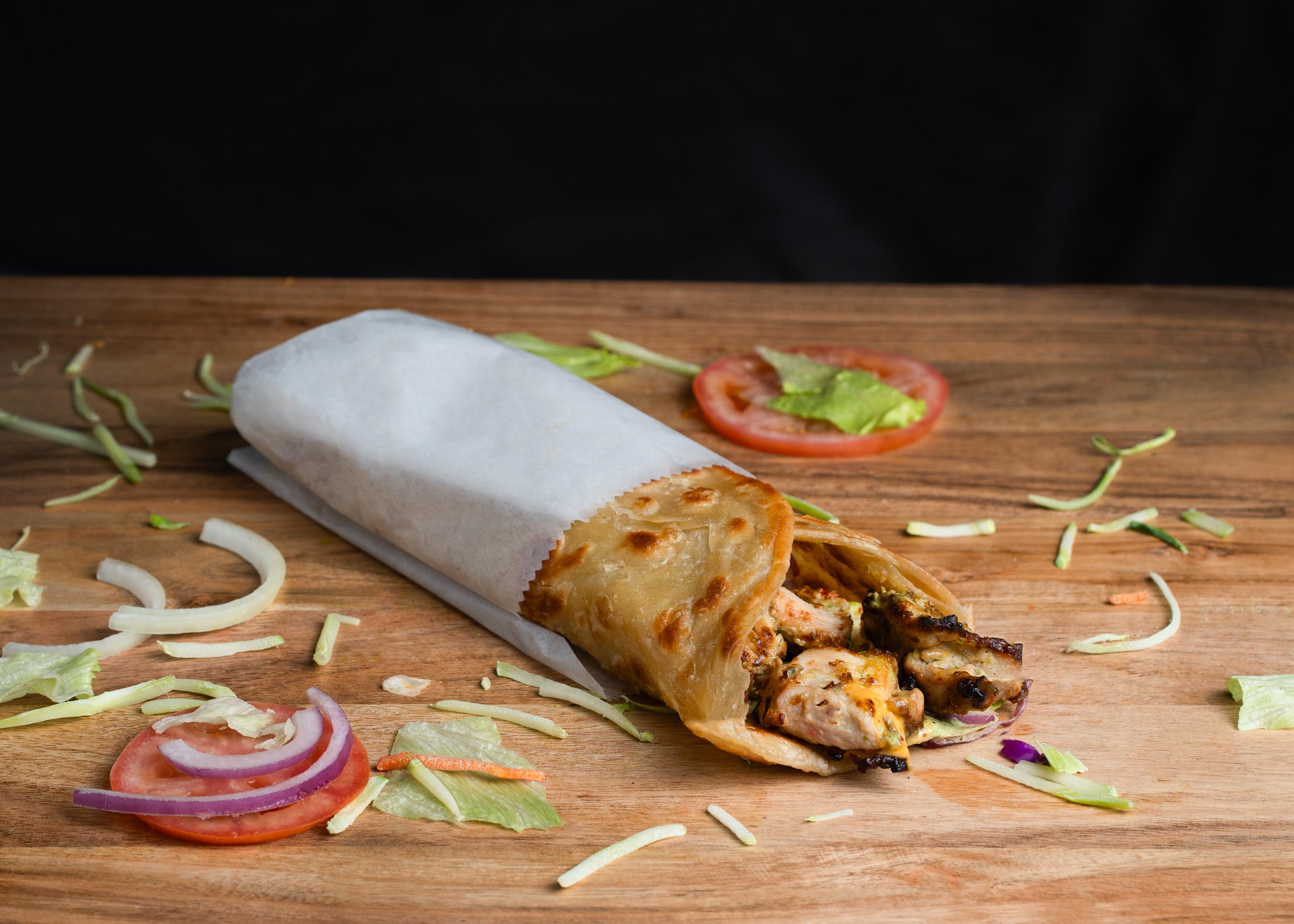Malai Boti Paratha Roll