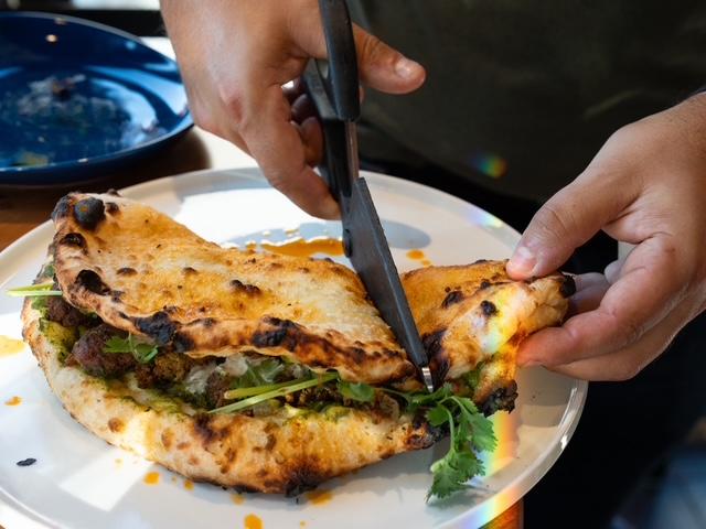 Hara Bhara Kabab Calzone