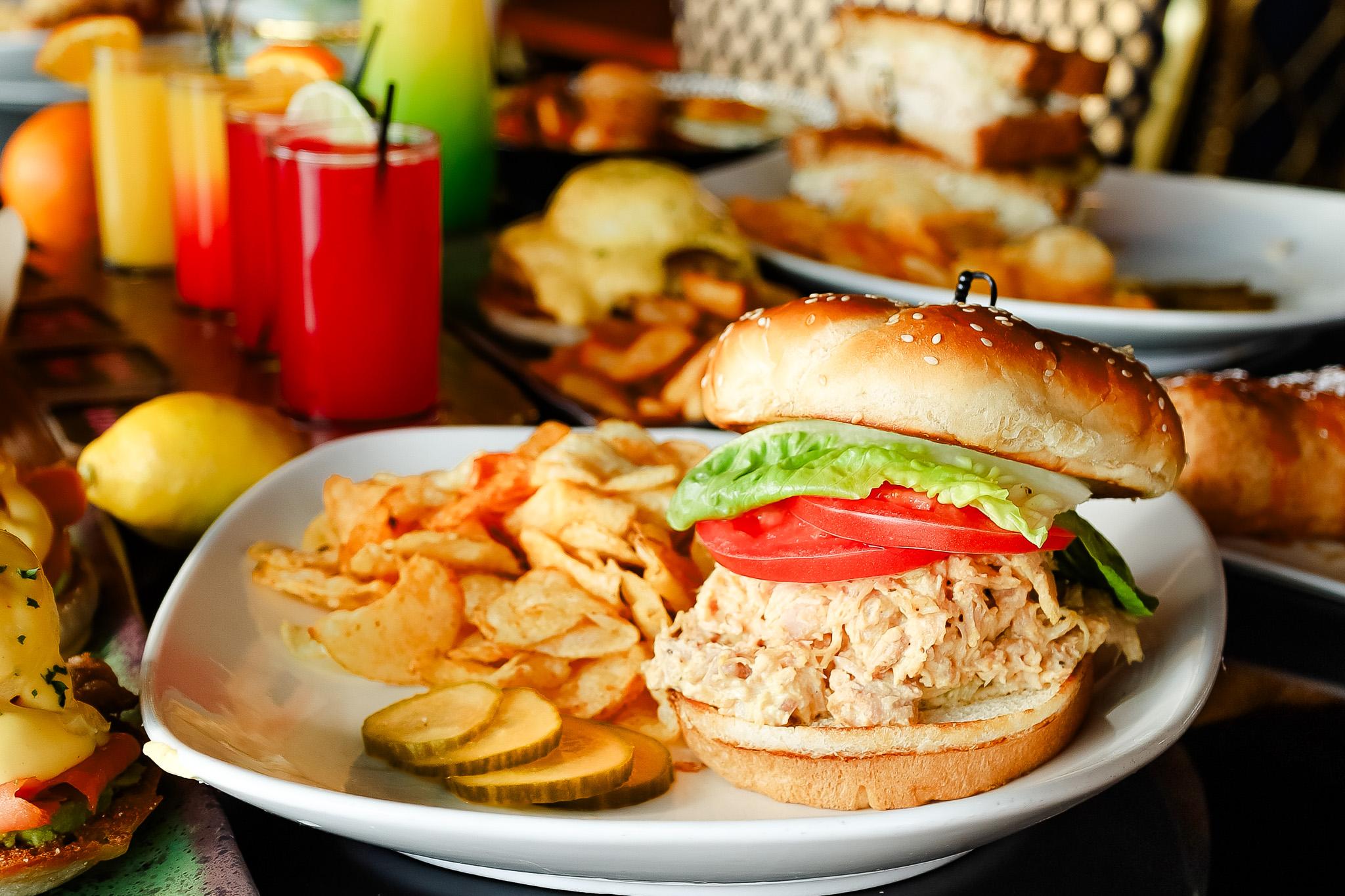 BLT Ranch Chicken Salad Sandwich