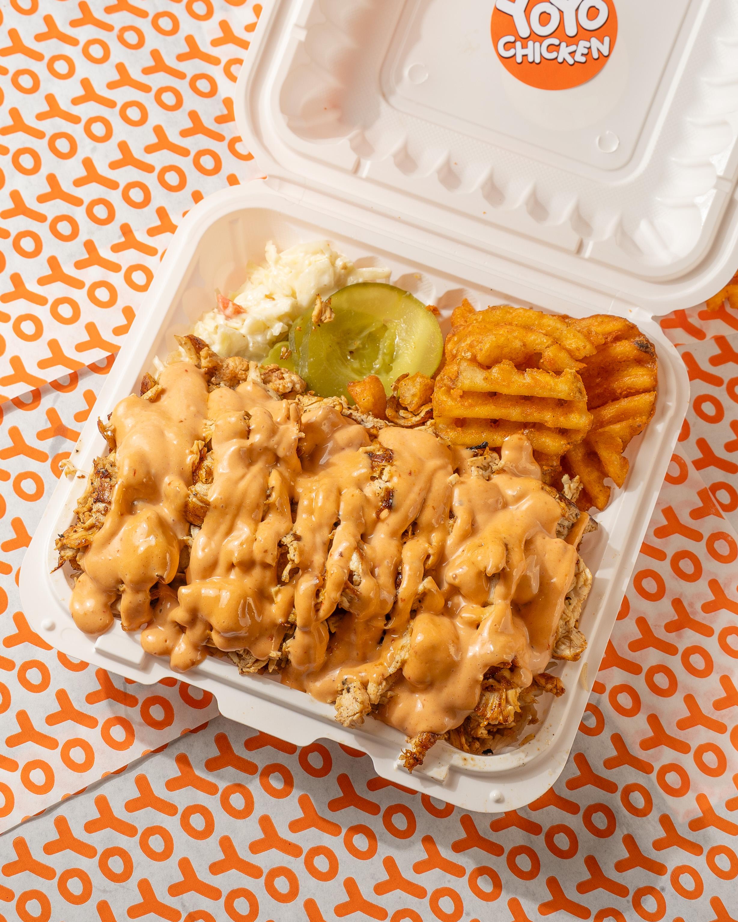 YoYo Grilled Chicken Over Rice Bowl