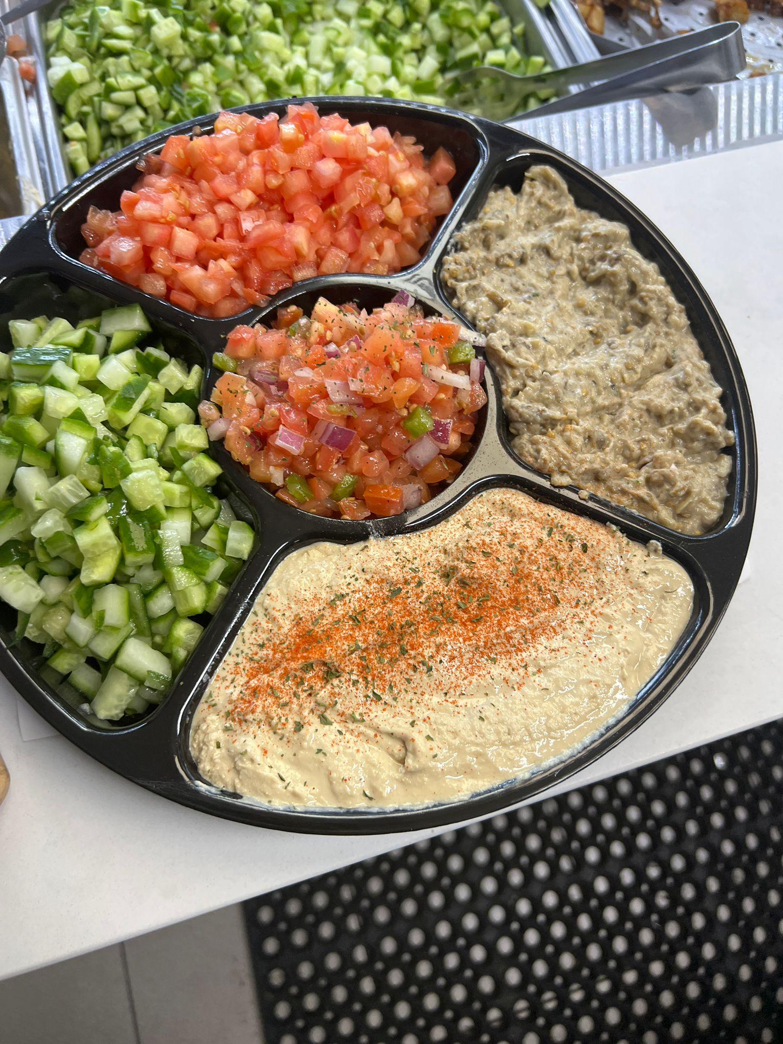 Mediterranean Combo Platter For 5