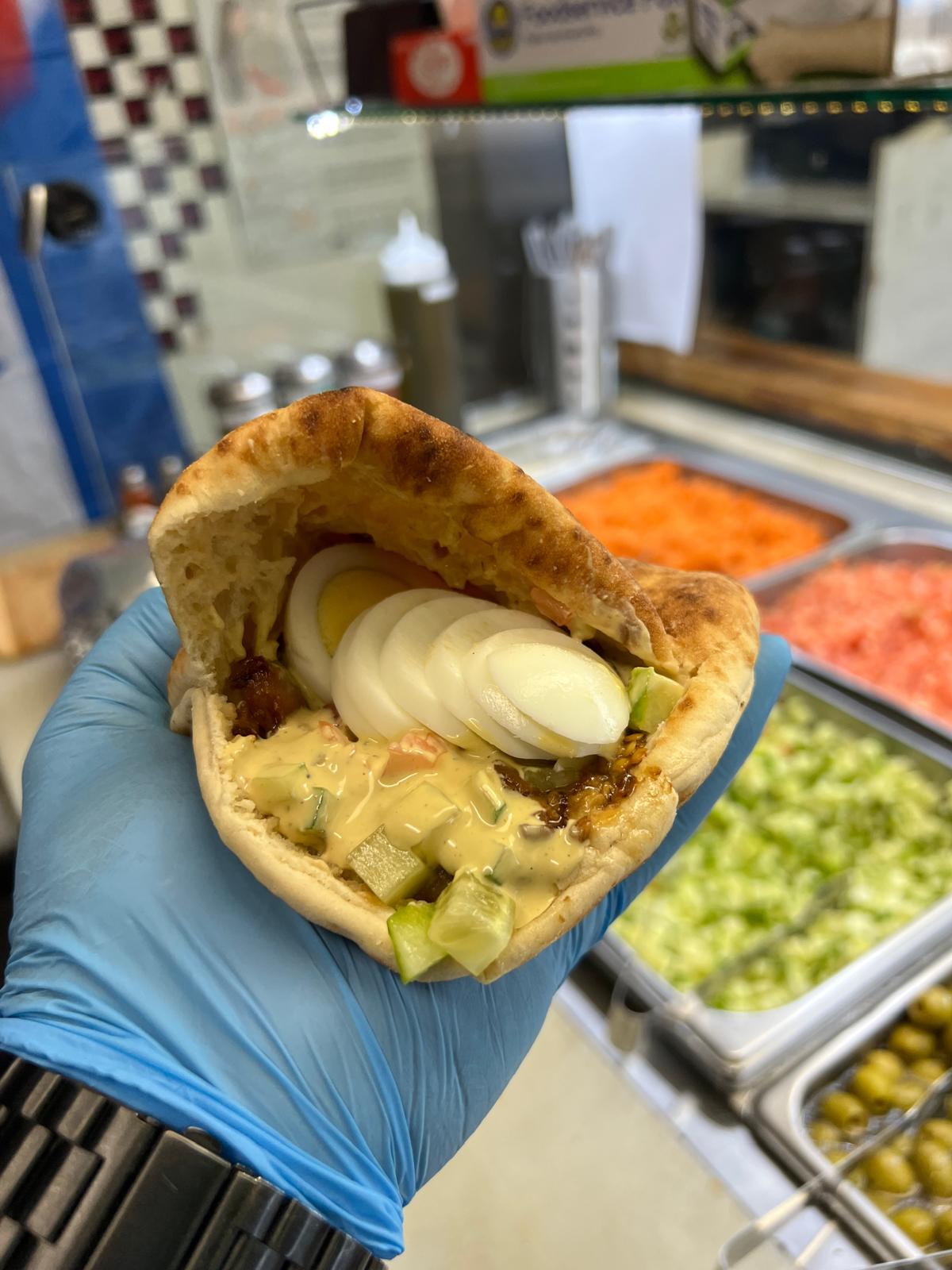 Sabich Sandwich
