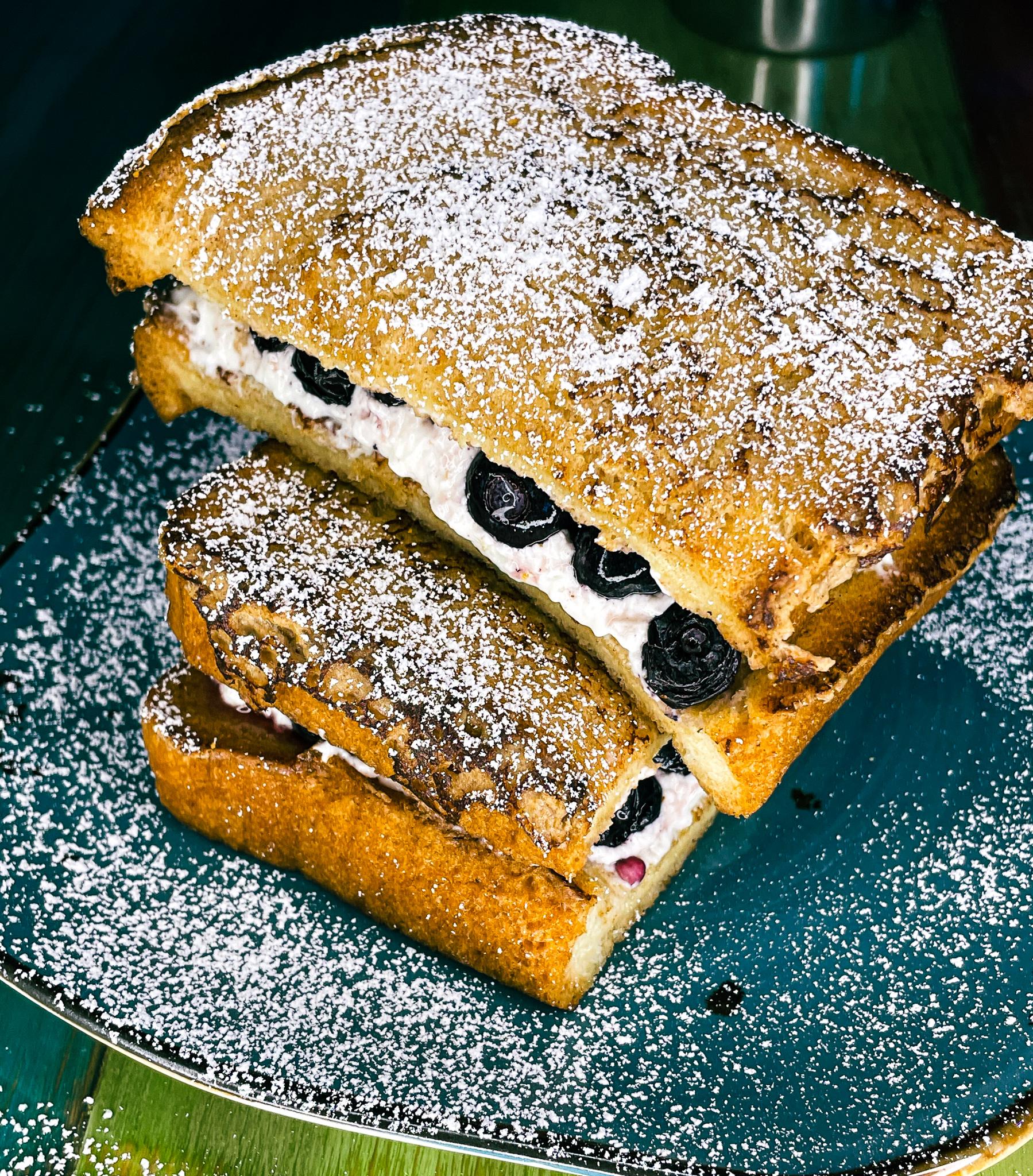 Blueberry Stuffed French Toast
