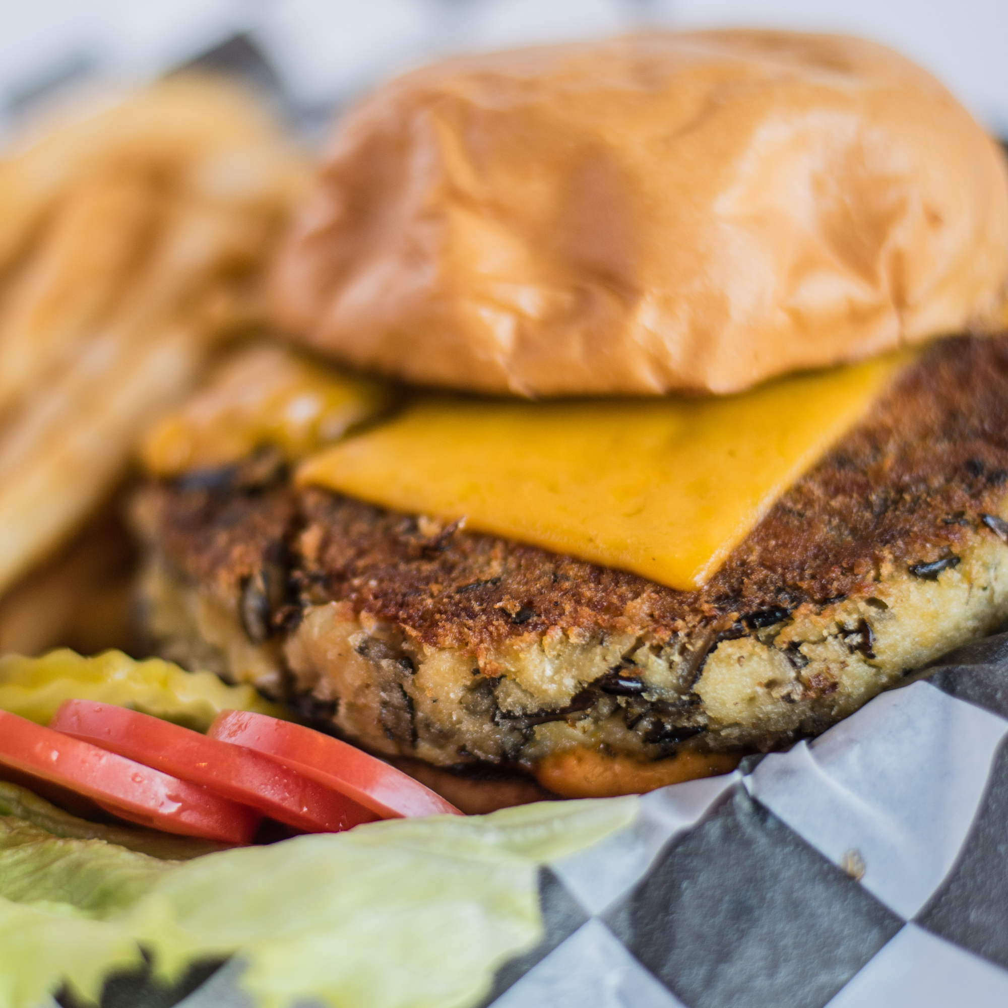 Walleye Wild Rice Burger