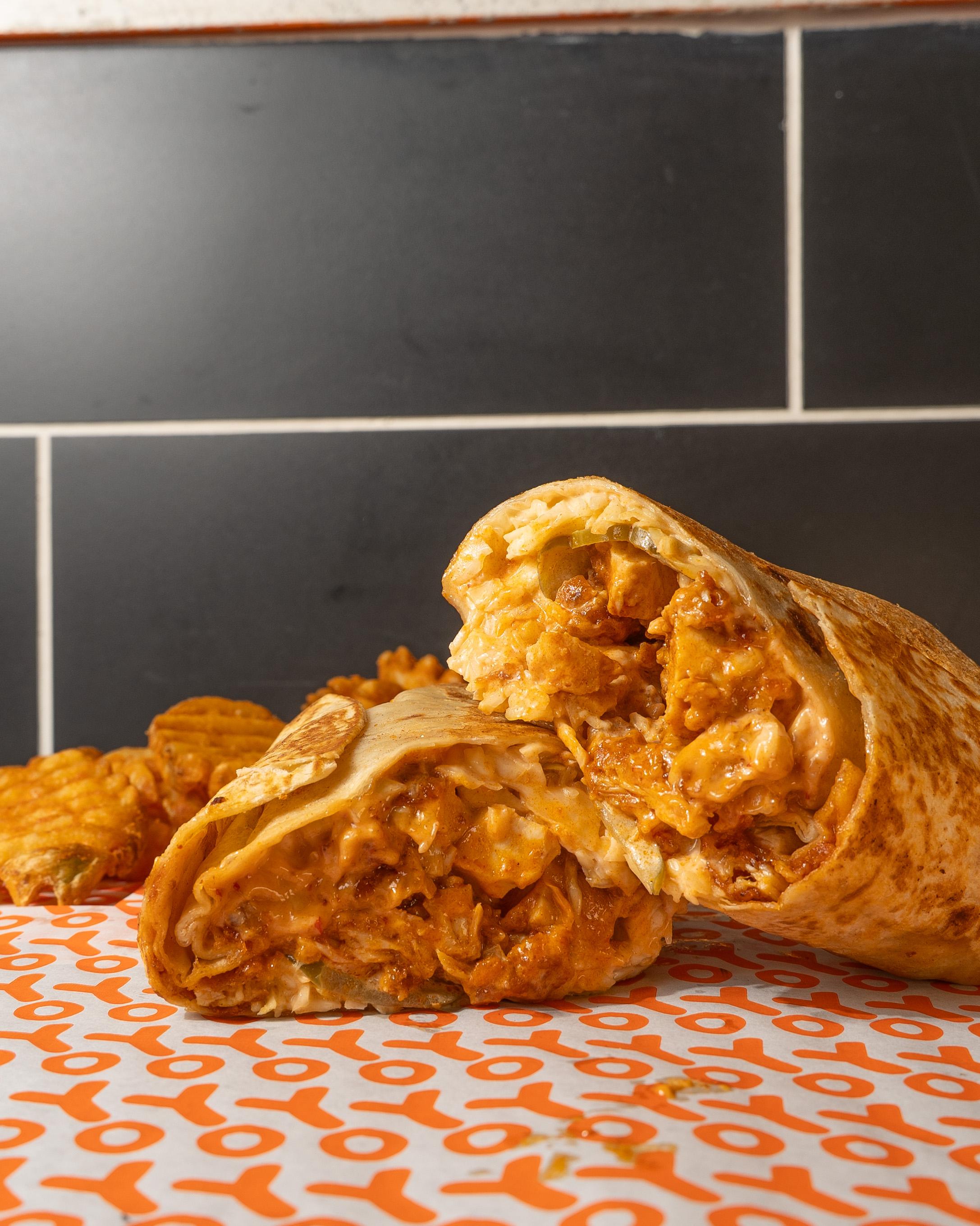Crispy Chicken Burrito Combo