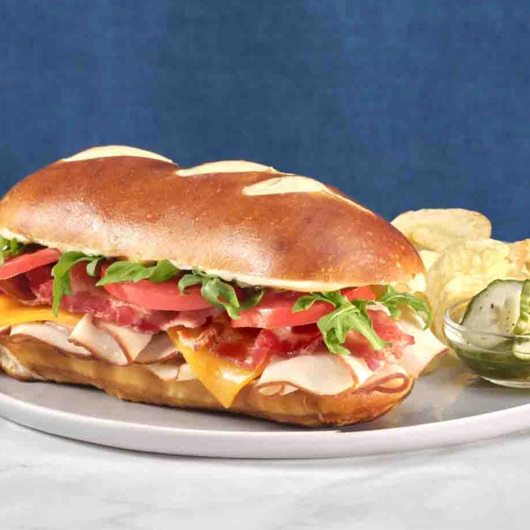 Roasted Turkey Club Sandwich