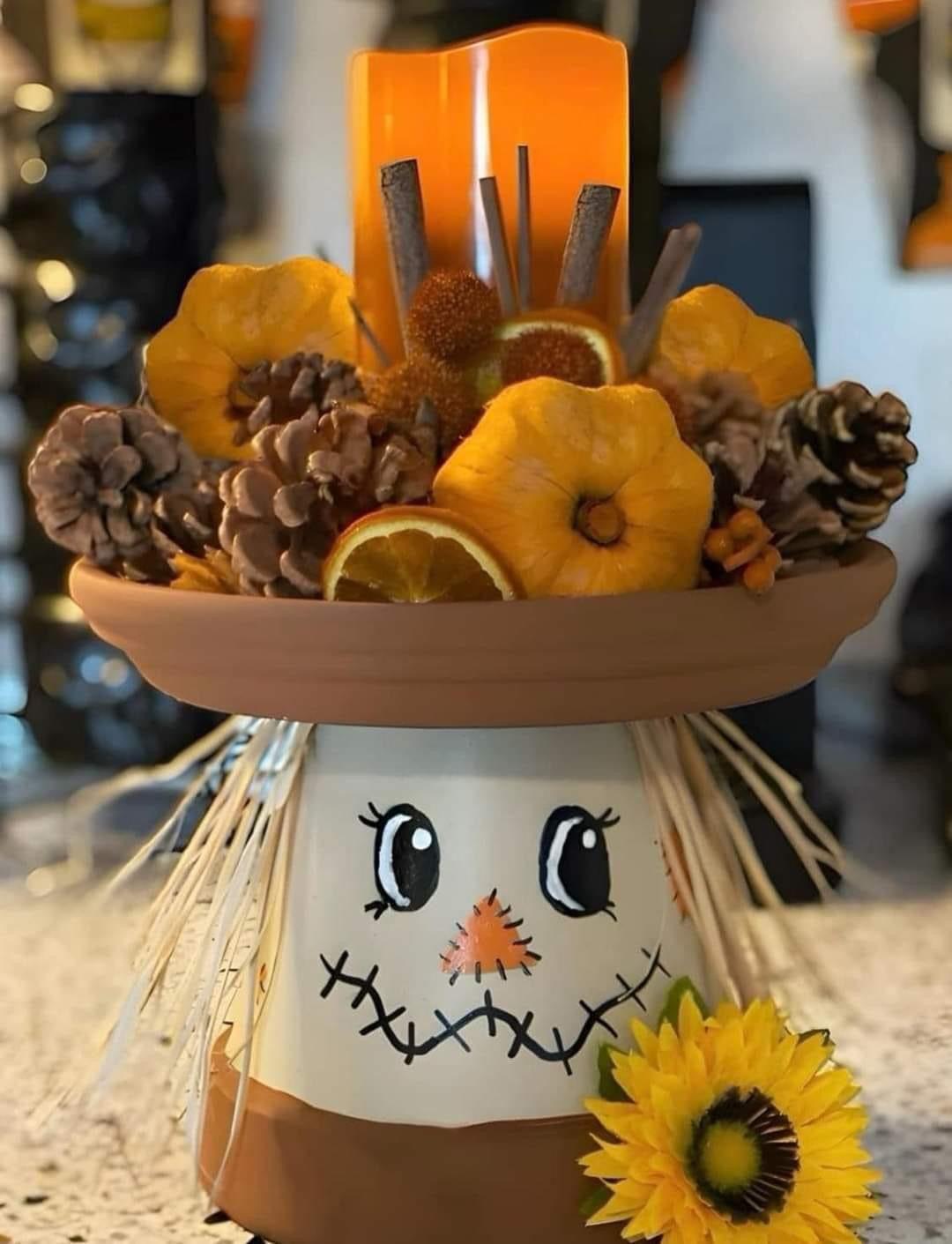 Terra Cotta Scarecrow (10/9) - open studio after 10/9