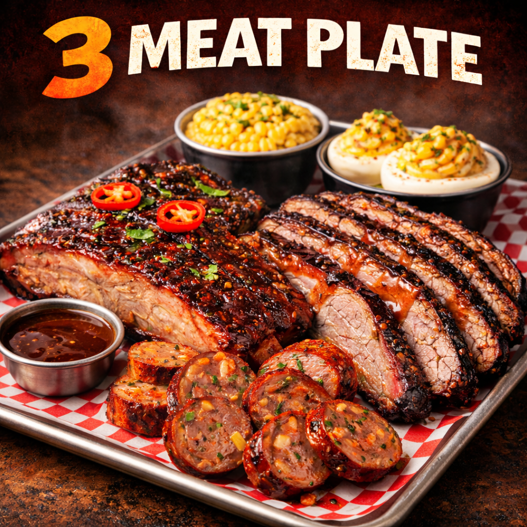 3 Meat Plate - Chose any 3