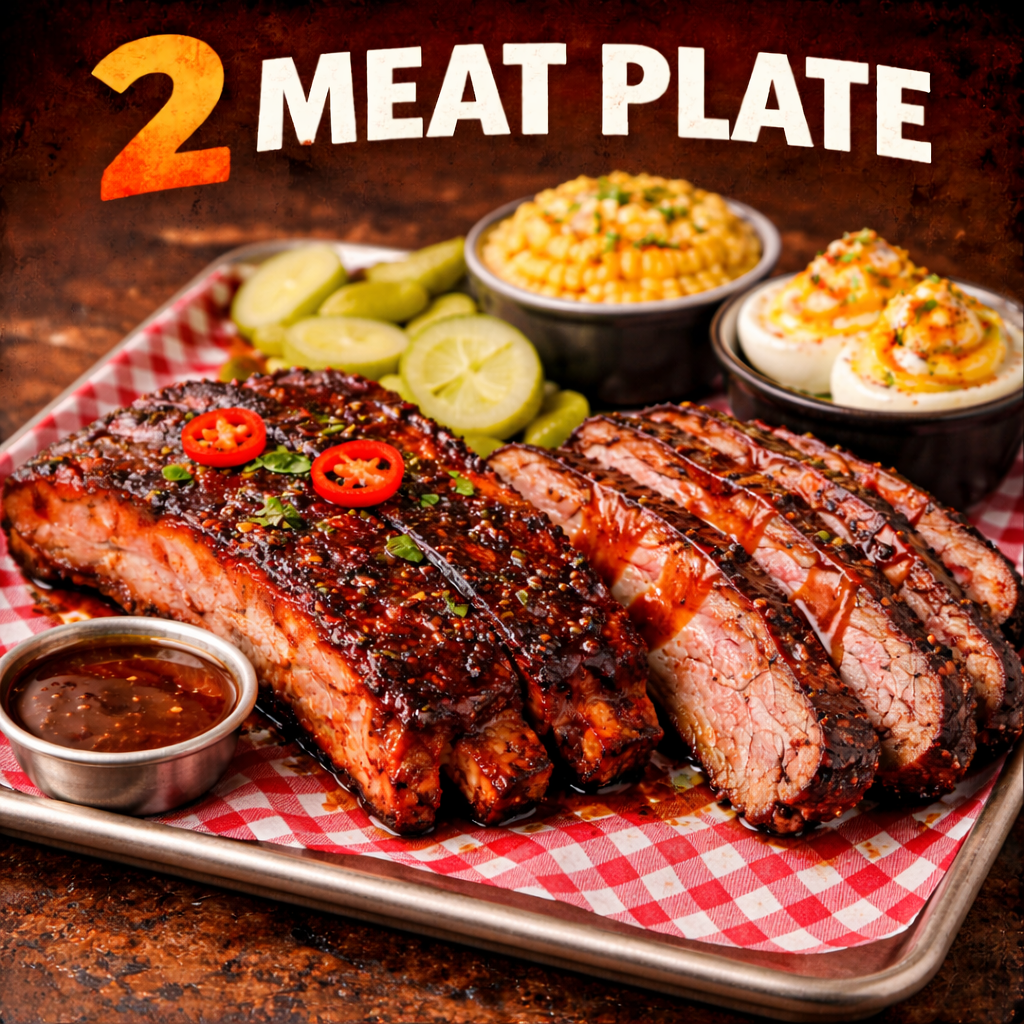 2 Meat Plate - Chose any 2