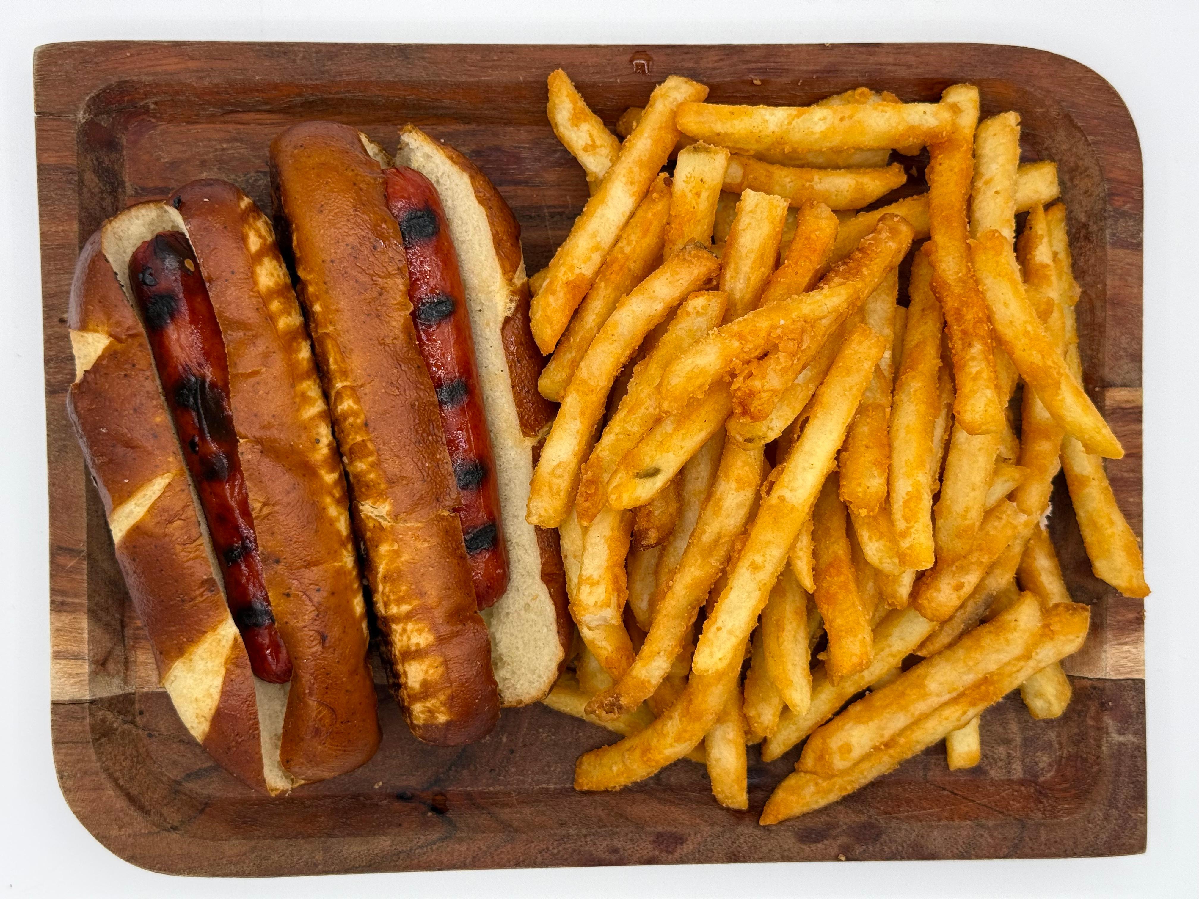 Two Hot Dogs