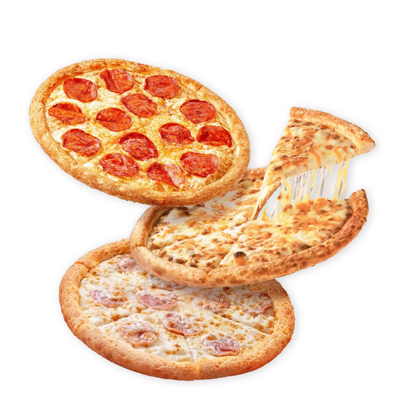 Any 3 Large (14”) Pizza, 1 side & one soda bottle 2L