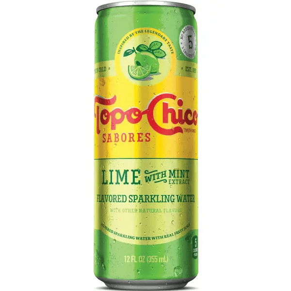 Topo Chico Sabores Lime Mint