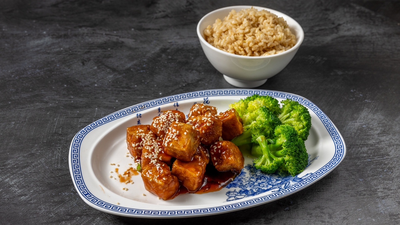 Sesame Tofu - 芝麻豆腐 (V) (GF)