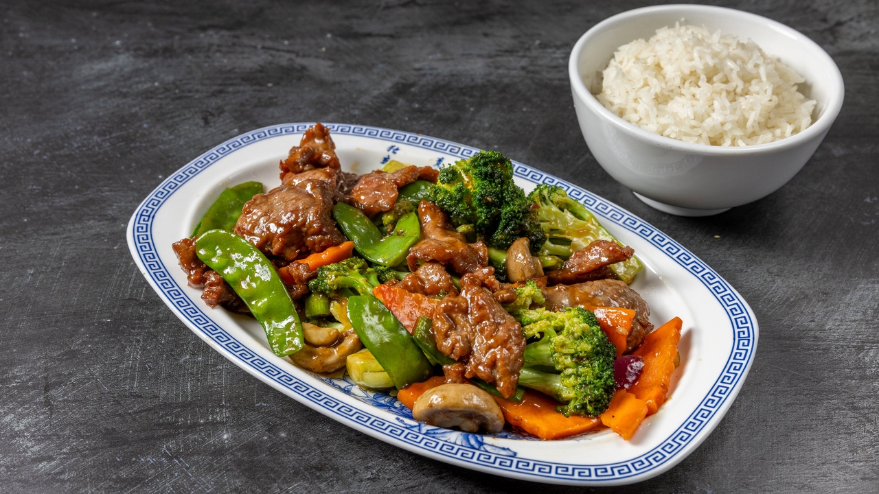 Beef w. Mixed Vegetables - 杂菜牛 (GF)