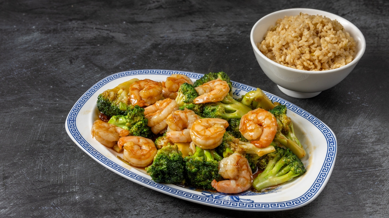 Shrimp w. Broccoli - 芥蓝虾 (GF)