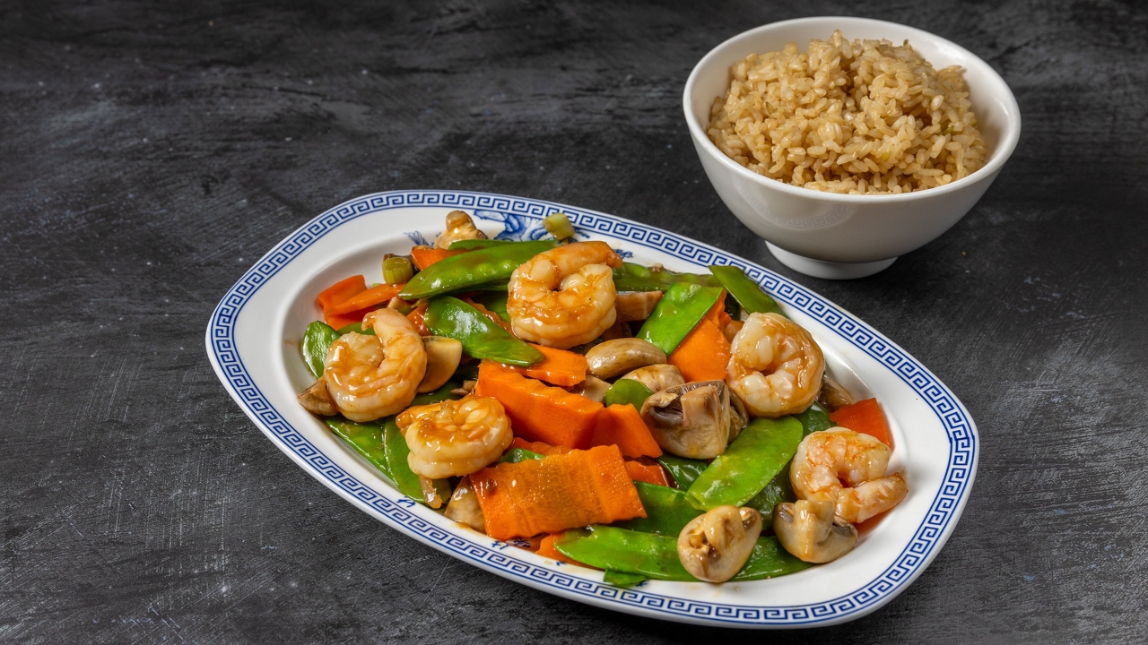 Shrimp w. Snow Peas -  雪豆虾 (GF)